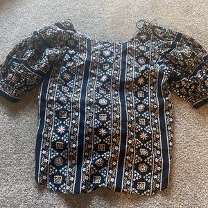 Ann Taylor Short-Sleeve Blouse